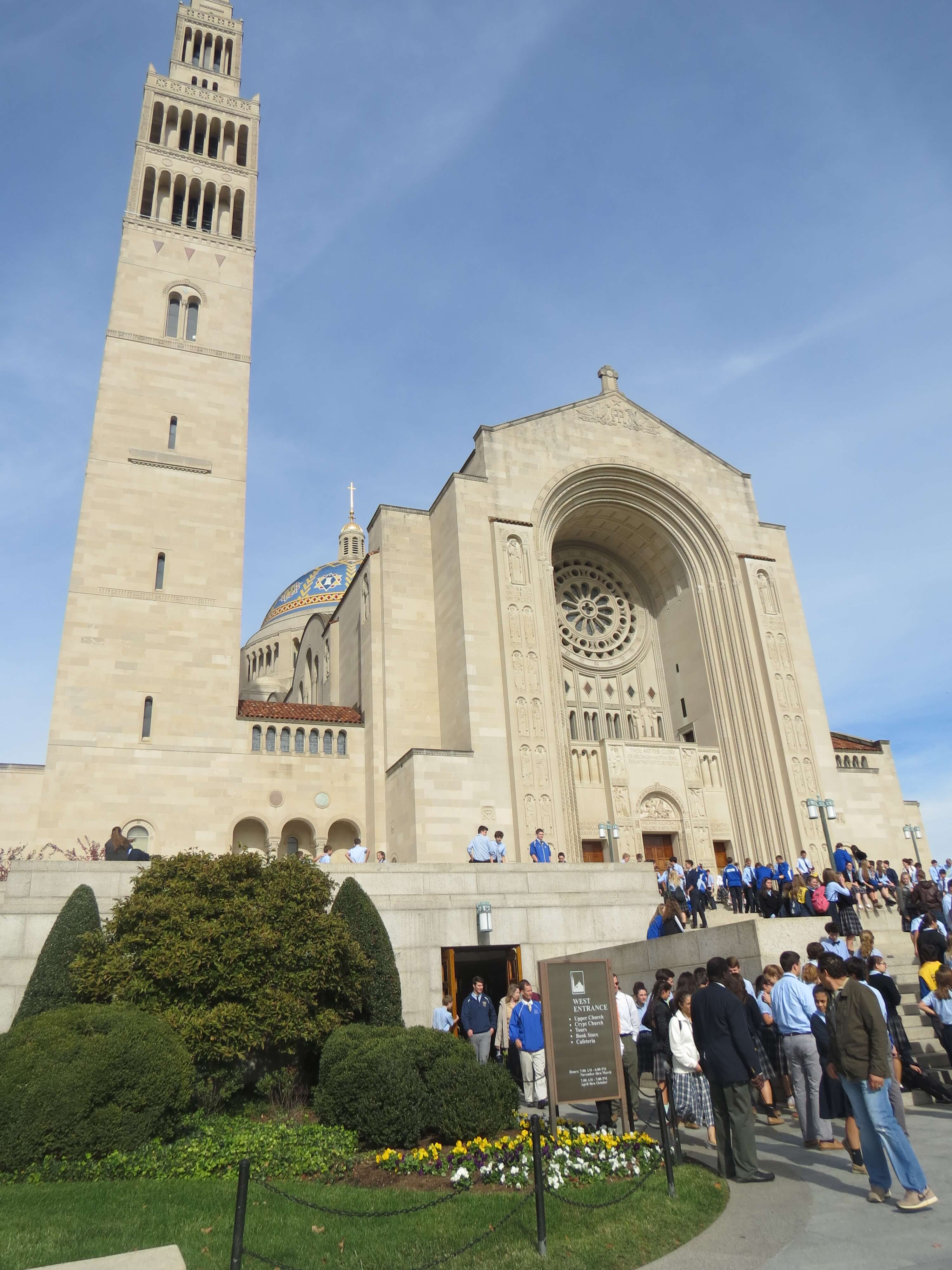 Seton School Pilgrimage at the Basilica
