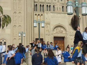 Seton School Pilgrimage at the Basilica