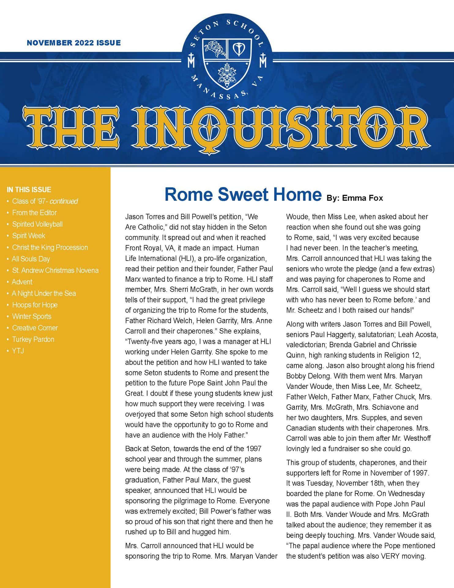 Seton_Inquisitor_2022_Nov_Issue_Page_01
