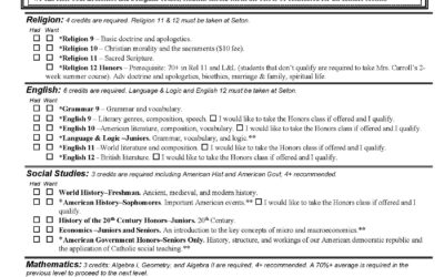 2026-2027 Course Scheduling