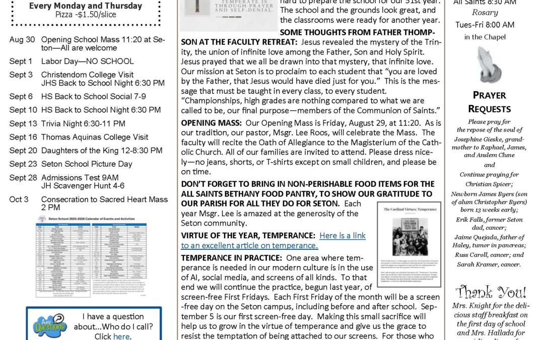 The Sentinel – August 28, 2025