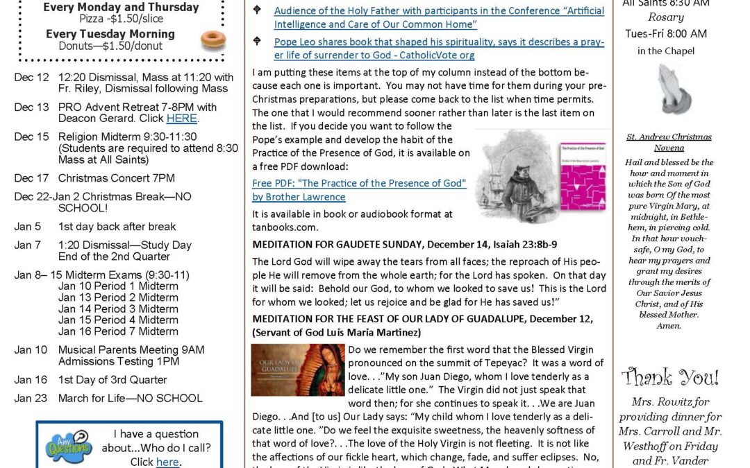 The Sentinel – December 11, 2025