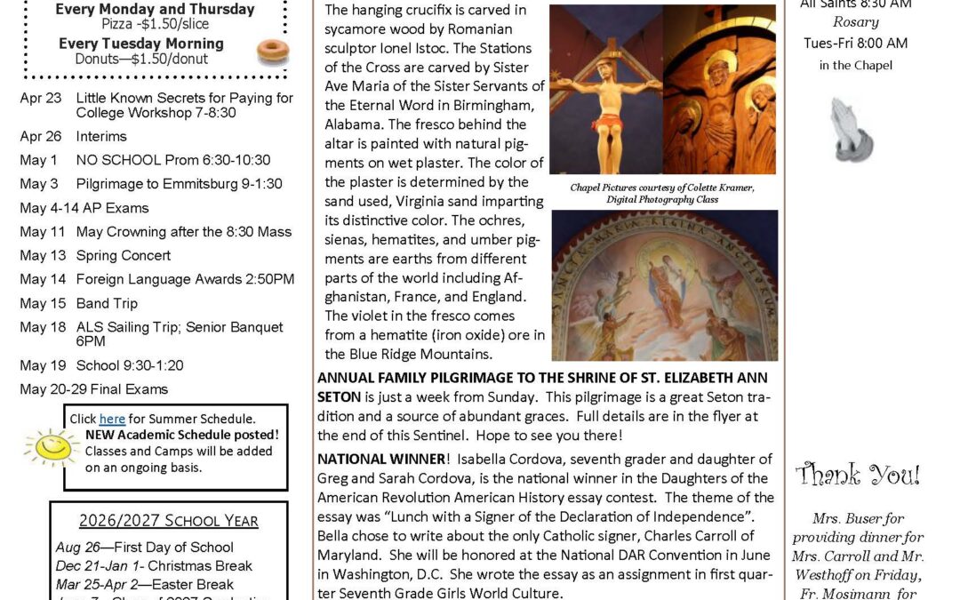 The Sentinel – April 23, 2026