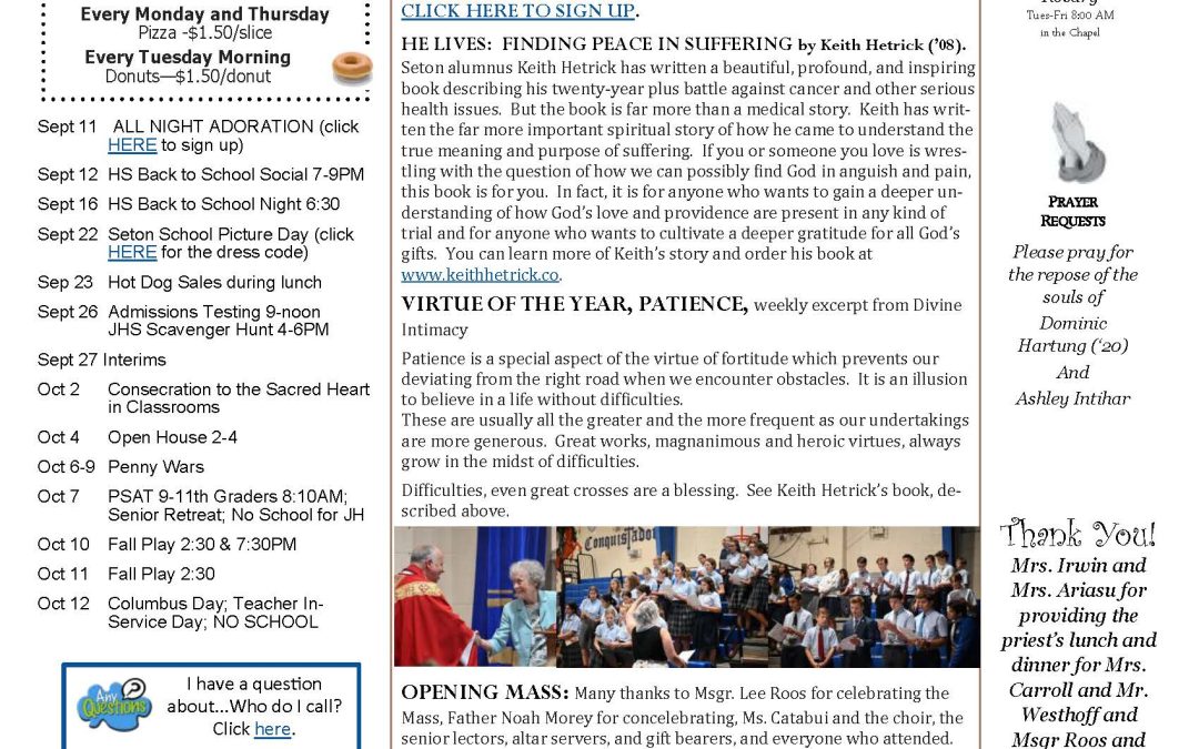 The Sentinel – September 10, 2026