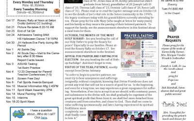 The Sentinel – October 15, 2026